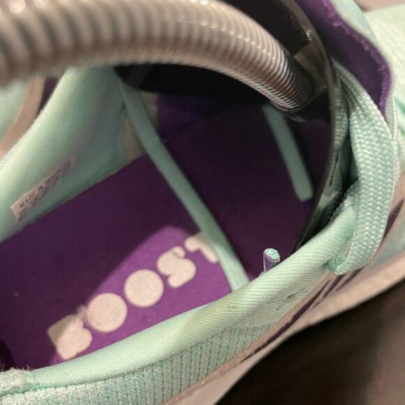 ADIDAS BOOST RUNNING SNEAKERS SZ 8.5 SOLAR LITE GREEN MINT ATHLETIC VERSATILE - Picture 5 of 16